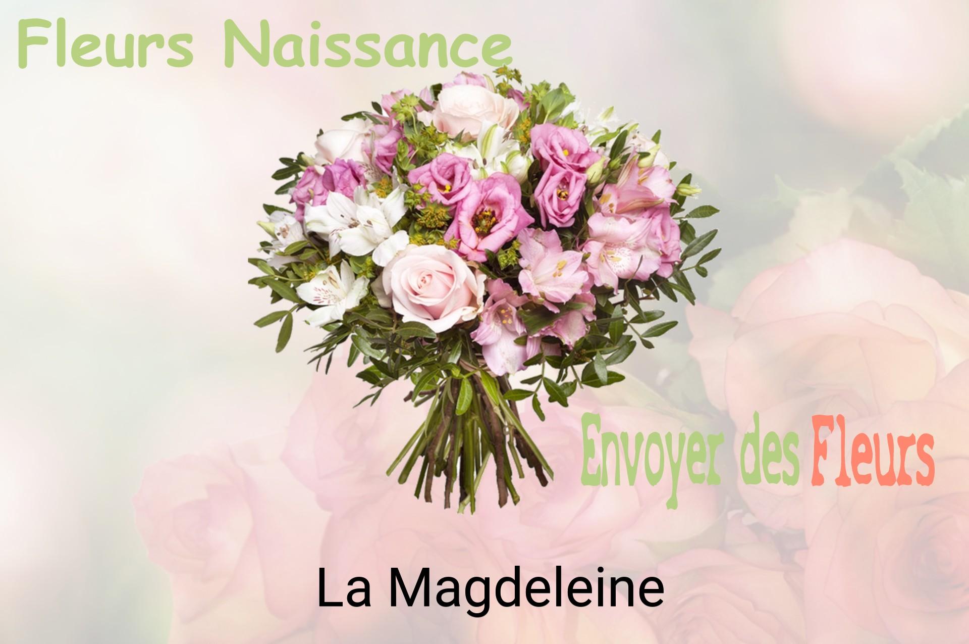 Bouquet de fleurs de naissance livré à La Magdeleine